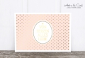 Postkarte: Von Herzen, gold M