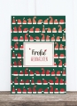 Holzschliff-Postkarte: Weihnachtsmützen RM