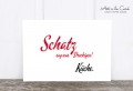 Postkarte: Dreckig - Küche
