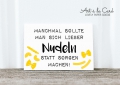 Magnet: Nudeln statt Sorgen