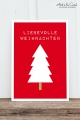 Postkarte: Liebevolle Weihnachten  (HF)