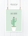 Kunstdruck: Kaktus
