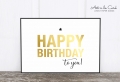 Postkarte: Birthday, Rahmen M