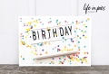 Foto-Postkarte: Birthday confetti