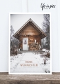 Foto-Postkarte: Christmas hut