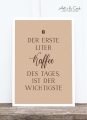 Postkarte: Der erste Liter Kaffee HF
