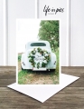 Foto-Klappkarte: Wedding car