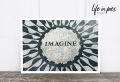 Foto-Postkarte:  Imagine