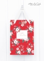 Geschenktüte: Christrosen, rot