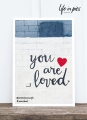 Foto-Postkarte: You are loved