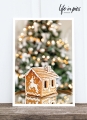 Foto-Postkarte: Gingerbread house