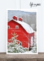 Foto-Postkarte: Red barn