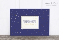 Holzschliff-Postkarte: Sternchenpost M