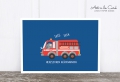 Postkarte: Feuerwehrelefant