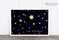 Postkarte: Weihnachtssternchen