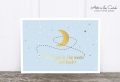 Postkarte: Love you to the moon