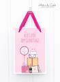 Geschenktüte: Geburtstagsparty, rosa