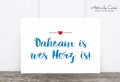 Postkarte: Dahoam