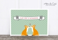 Postkarte: Fuchsbabys